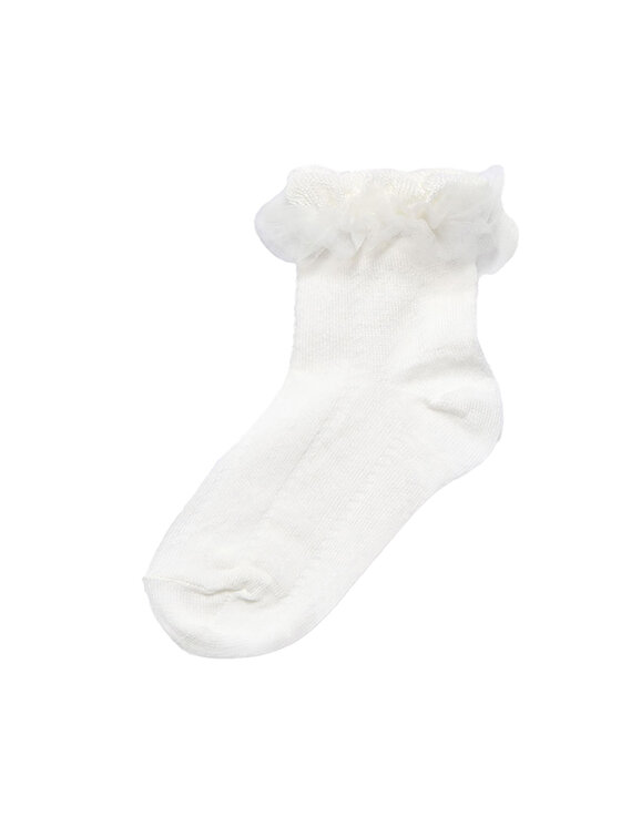 Abel & Lula Дълги чорапи 5432 Бял цвят на ниска цена