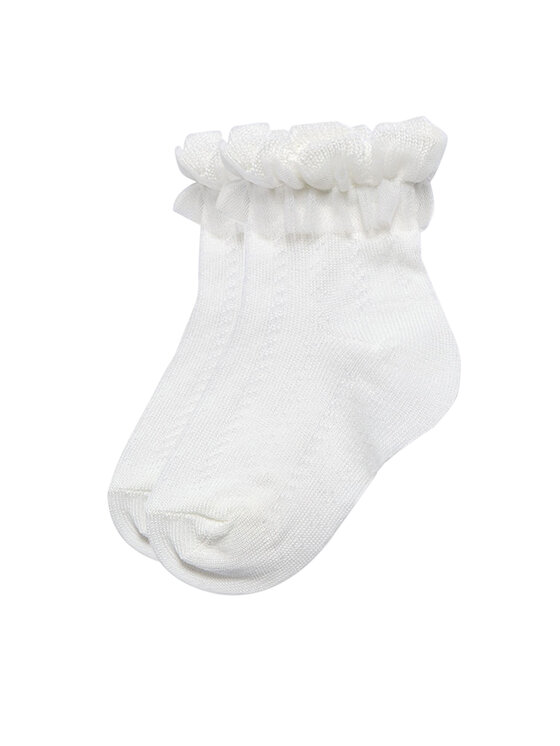 Abel & Lula Дълги чорапи 5434 Бял цвят на ниска цена