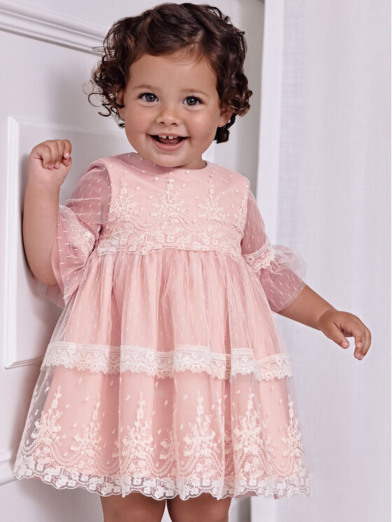 Abel & Lula Елегантна рокля 5014 Розов Regular Fit цвят на ниска цена