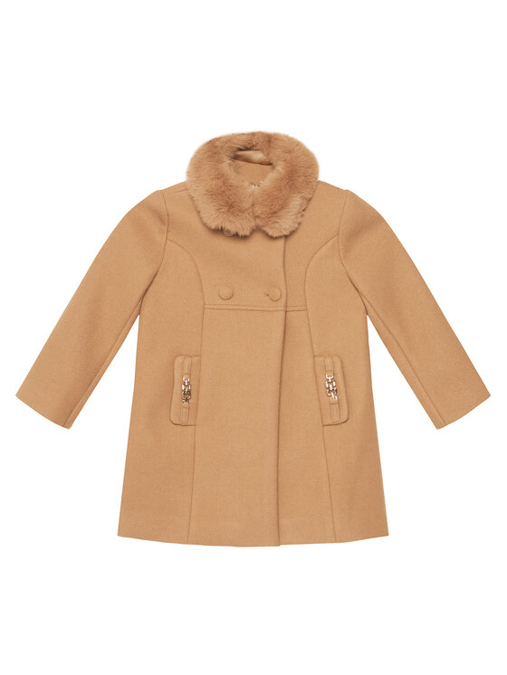 Abel & Lula Преходно палто 5846 Бежов Regular Fit цвят на ниска цена