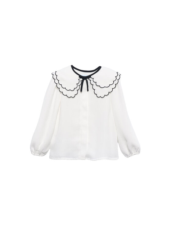 Abel & Lula Риза 5612 Бял Regular Fit цвят на ниска цена