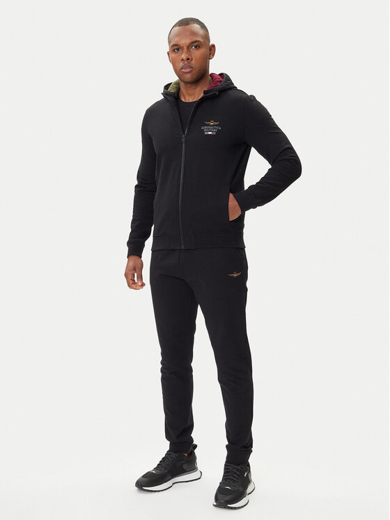 Aeronautica Militare Анцуг 252TF0102UF00662 Черен Regular Fit цвят на ниска цена