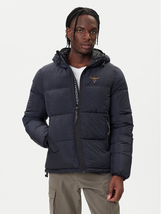 Aeronautica Militare Зимно яке 252AB3025UCT04214 Тъмносин Regular Fit цвят на ниска цена