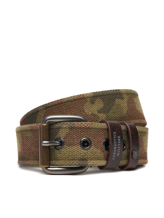 Aeronautica Militare Мъжки колан 252CI0315UCT03316 Каки цвят на ниска цена