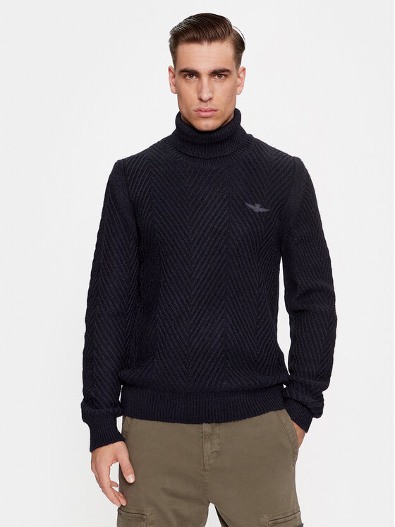 Aeronautica Militare Поло 232MA1455L509 Тъмносин Regular Fit цвят на ниска цена