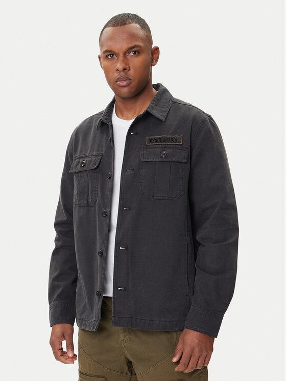 Aeronautica Militare Преходно яке 252AC0036UCT04233 Черен Regular Fit цвят на ниска цена