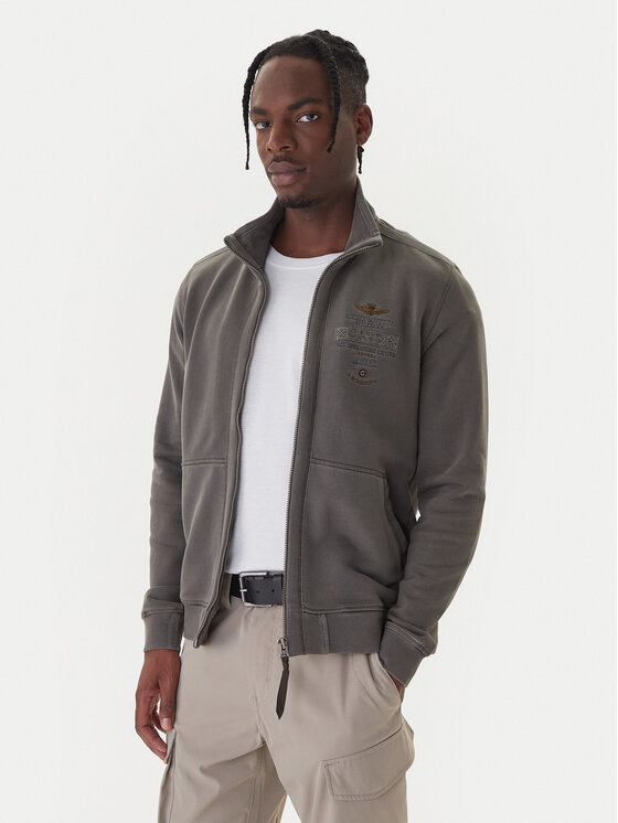 Aeronautica Militare Суитшърт 252FE2055UF00665 Сив Regular Fit цвят на ниска цена