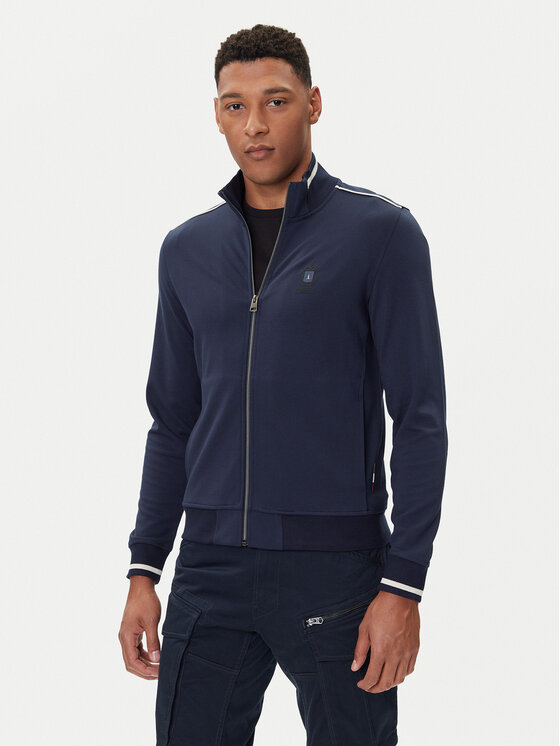 Aeronautica Militare Суитшърт 252FE2065UF00667 Тъмносин Regular Fit цвят на ниска цена