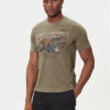 Aeronautica Militare Тишърт 252TS2472UJ00708 Каки Regular Fit цвят на ниска цена