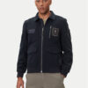 Aeronautica Militare Яке бомбър 252AM1380UL00902 Тъмносин Regular Fit цвят на ниска цена