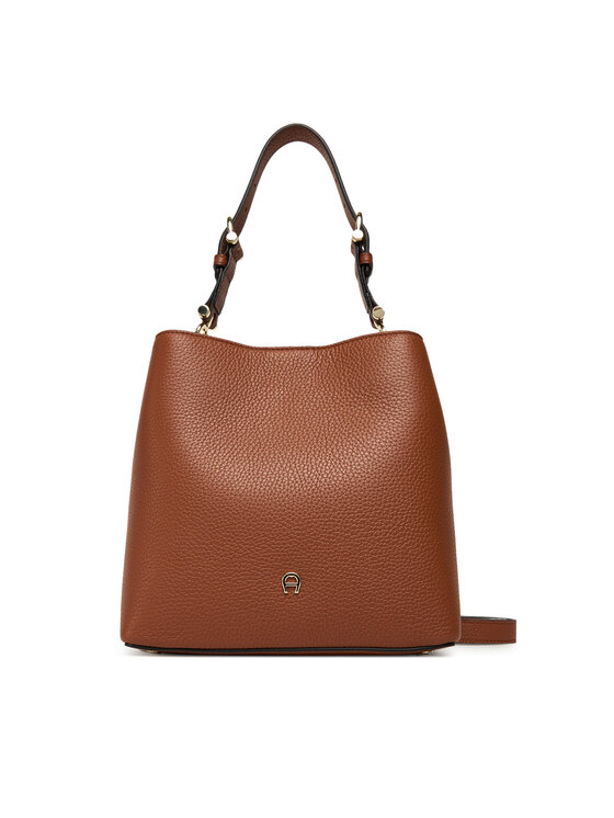 Aigner Дамска чанта Delia S 136160 Кафяв цвят на ниска цена