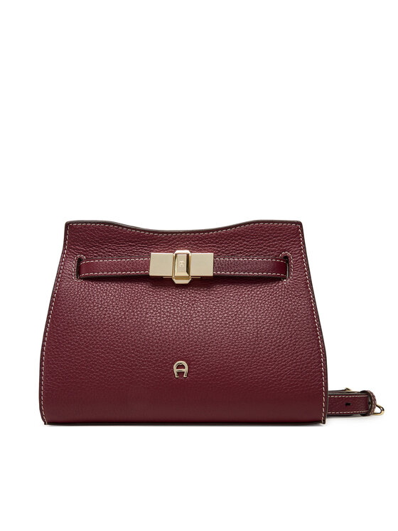 Aigner Дамска чанта Farah S 132961 Бордо цвят на ниска цена