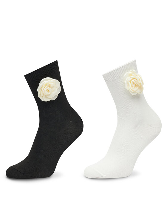 Aldo Дълги чорапи Rosettesocks 13939716 Черен цвят на ниска цена