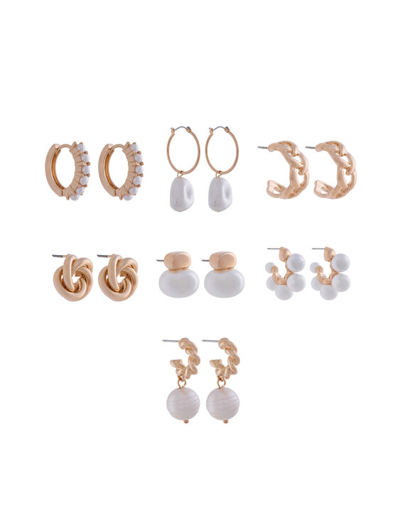 Aldo Комплект чифта обеци Sevenlooks 14088487 Златист цвят на ниска цена