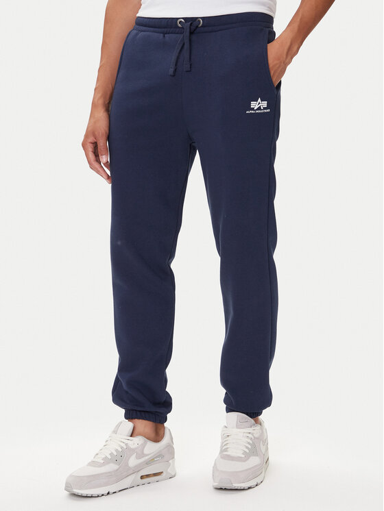 Alpha Industries Долнище анцуг 156370 Тъмносин Regular Fit цвят на ниска цена