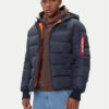 Alpha Industries Зимно яке 118113 Тъмносин Regular Fit цвят на ниска цена