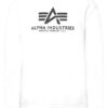 Alpha Industries Суитшърт Basic 178302 Бял Regular Fit цвят на ниска цена