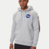 Alpha Industries Суитшърт Space Shuttle 178317 Сив Regular Fit цвят на ниска цена
