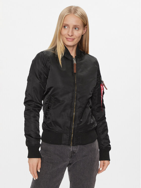 Alpha Industries Яке бомбър MA-1 VF 59 133009 Черен Regular Fit цвят на ниска цена