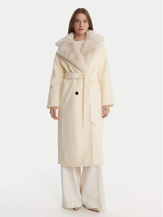 Artigli Преходно палто ACCP002929 Екрю Regular Fit цвят на ниска цена