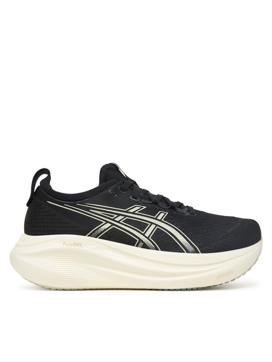 Asics Маратонки за бягане Gel-Nimbus 27 1012B753 Черен цвят на ниска цена