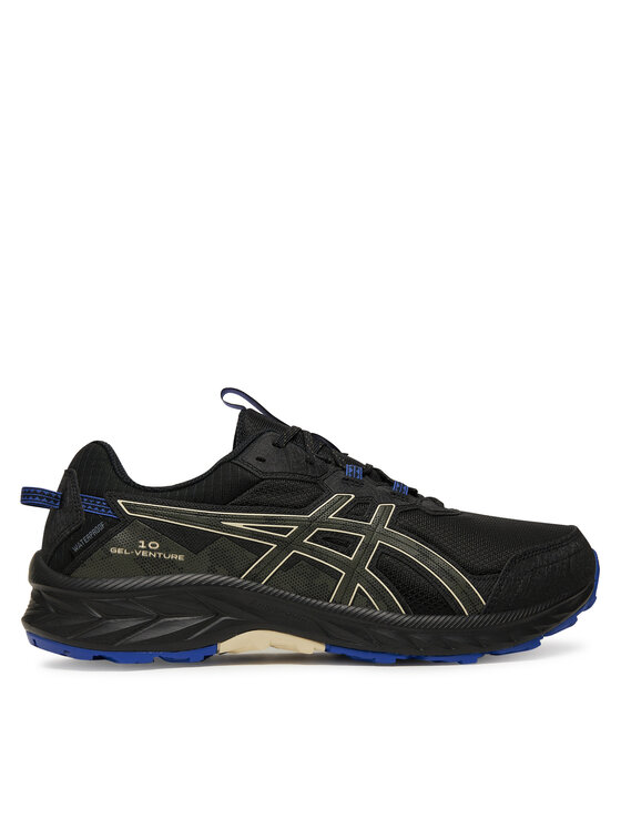 Asics Маратонки за бягане Gel-Venture 10 Waterproof 1011B965 Черен цвят на ниска цена