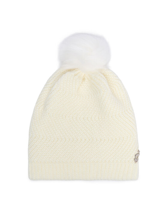 Aulp Шапка Brunna Бял цвят на ниска цена