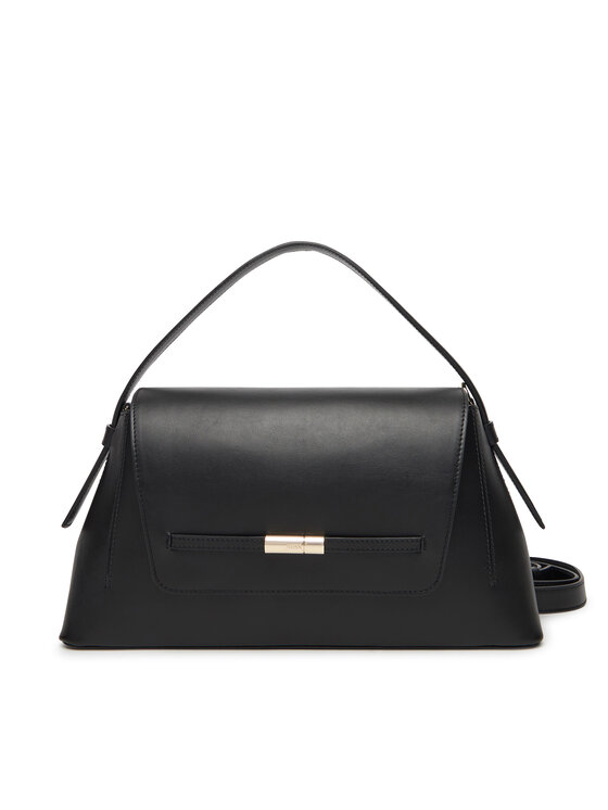 BOSS Дамска чанта Petrah Top Handie 50547728 Черен цвят на ниска цена