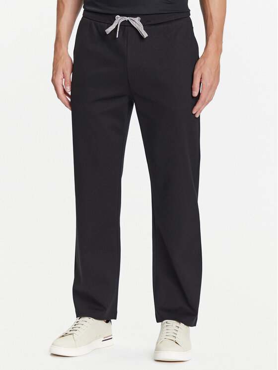 BOSS Долнище анцуг C-Locsin 109 50543426 Черен Regular Fit цвят на ниска цена