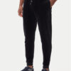 BOSS Долнище анцуг Velour 50550635 Черен Regular Fit цвят на ниска цена
