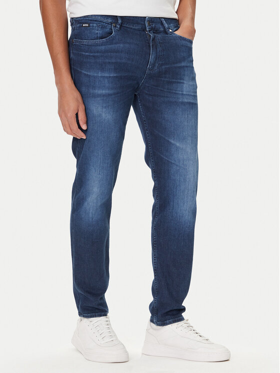 BOSS Дънки H-Re.Maine 50550938 Тъмносин Regular Fit цвят на ниска цена