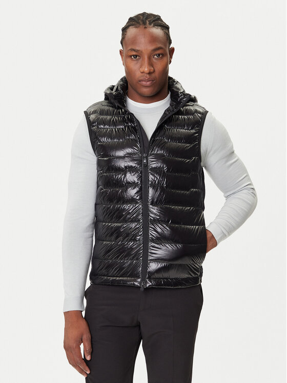 BOSS Жилетка за костюм Hypelite 50541303 Черен Regular Fit цвят на ниска цена