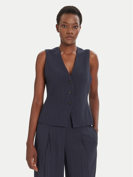 BOSS Жилетка за костюм Julinia 50548493 Тъмносин Regular Fit цвят на ниска цена