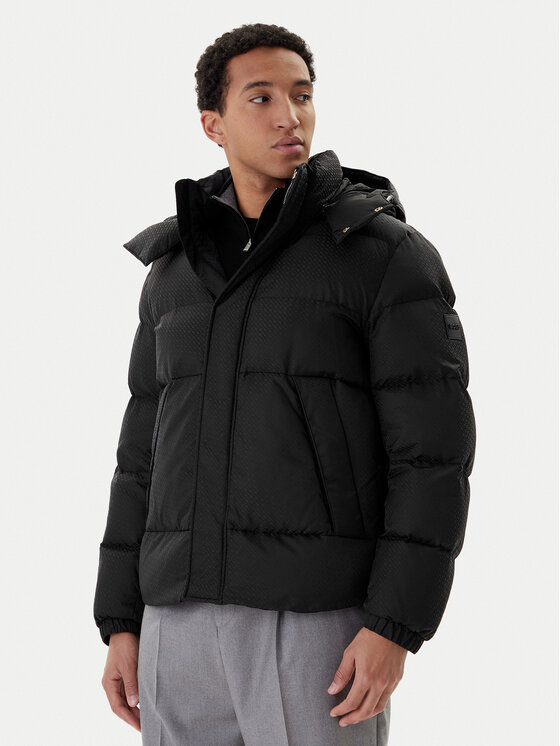 BOSS Зимно яке H-Corbinian5 50548727 Черен Regular Fit цвят на ниска цена