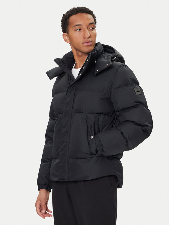 BOSS Зимно яке H-Corbinian5 50551599 Черен Regular Fit цвят на ниска цена