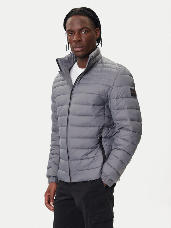 BOSS Зимно яке Oden2 50549252 Сив Slim Fit цвят на ниска цена