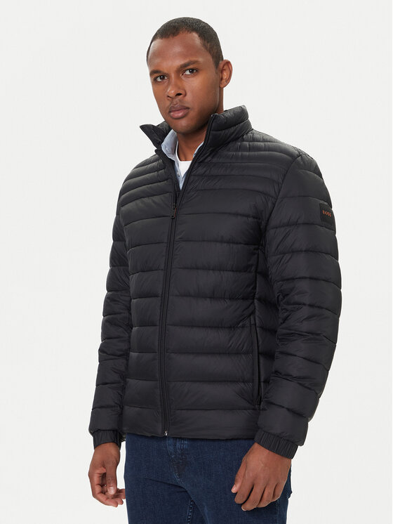 BOSS Зимно яке Oden2 50549252 Черен Slim Fit цвят на ниска цена