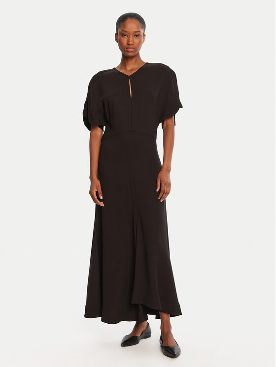 BOSS Коктейлна рокля Denaz 50546587 Черен Regular Fit цвят на ниска цена