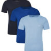 BOSS Комплект тениски TShirtRN 3P Classic 50532468 Син Regular Fit цвят на ниска цена