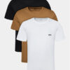 BOSS Комплект тениски Tshirt Rn 3P Classic 50475284 Бежов Regular Fit цвят на ниска цена