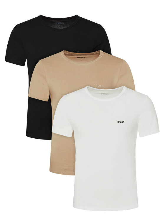 BOSS Комплект тениски Tshirtrn 3P Classic 50532468 Цветен Regular Fit цвят на ниска цена