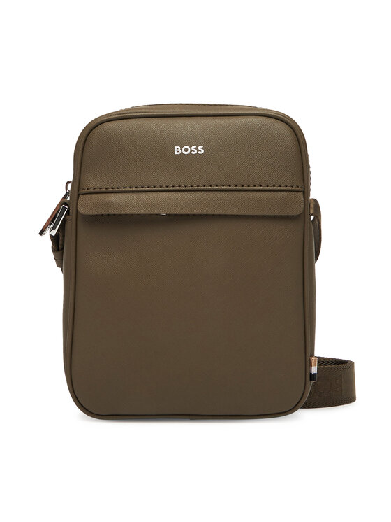 BOSS Мъжка чантичка 50483566 Зелен цвят на ниска цена