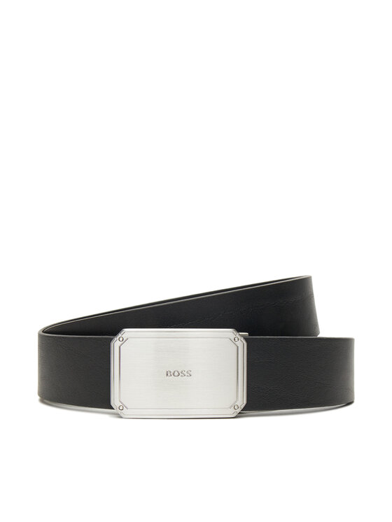 BOSS Мъжки колан Jeyler 50548382 Черен цвят на ниска цена