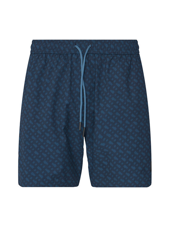 BOSS Плувни шорти Vale 50534343 Тъмносин Regular Fit цвят на ниска цена