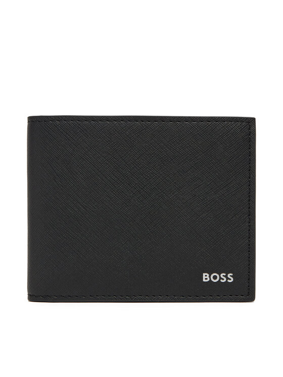 BOSS Портфейл 50536727 Черен цвят на ниска цена