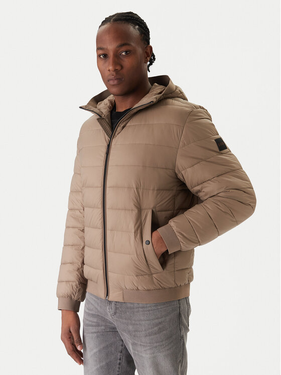 BOSS Преходно яке Odenis 50543616 Зелен Regular Fit цвят на ниска цена