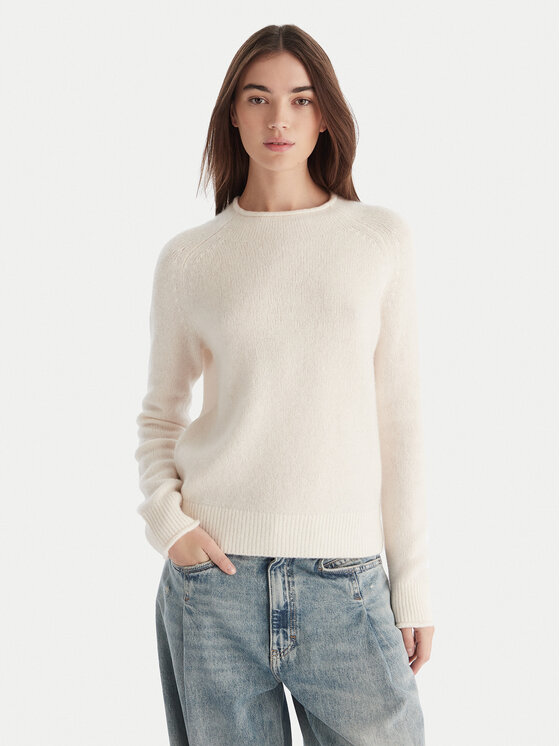 BOSS Пуловер C_Fesperanasy 50548930 Бежов Regular Fit цвят на ниска цена