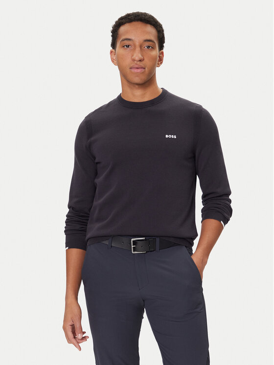 BOSS Пуловер K_Ever-X 50541940 Тъмносин Regular Fit цвят на ниска цена
