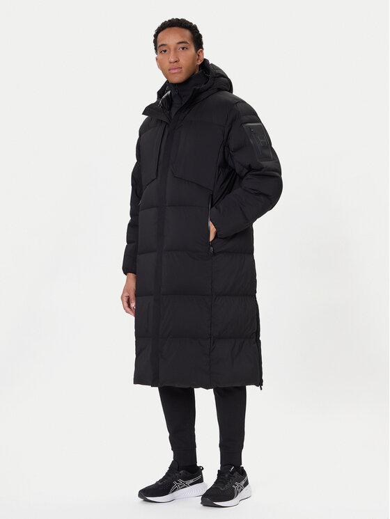 BOSS Пухено яке Riplite 50543972 Черен Regular Fit цвят на ниска цена