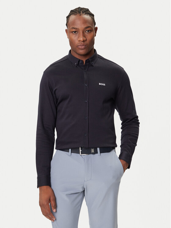 BOSS Риза B_Motion 50544795 Тъмносин Regular Fit цвят на ниска цена
